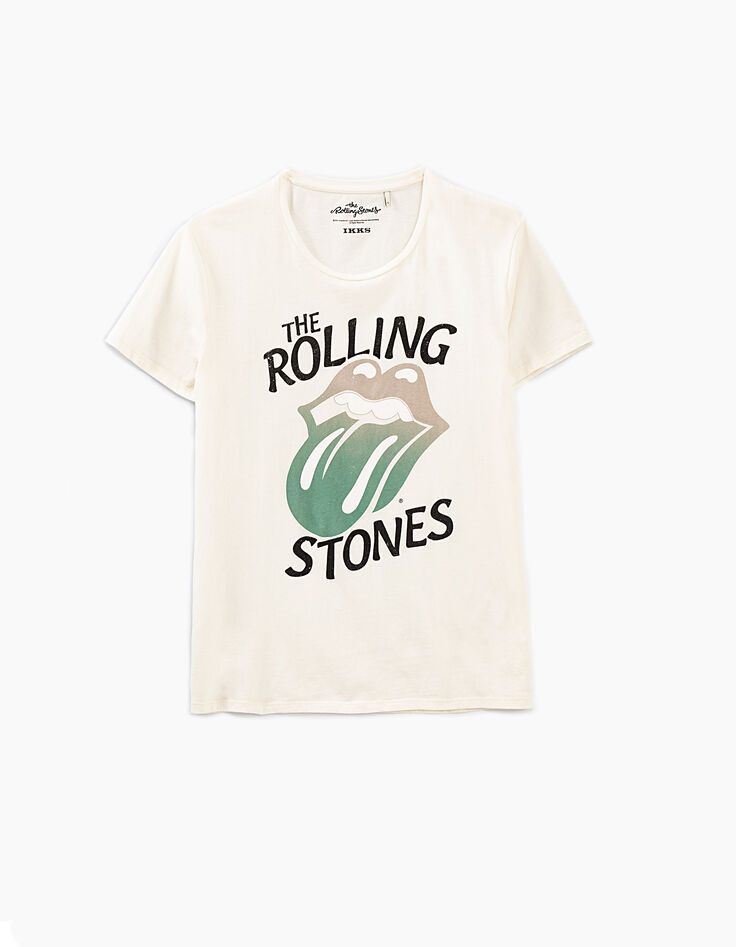 Men’s white ROLLING STONES tongue T-shirt-2
