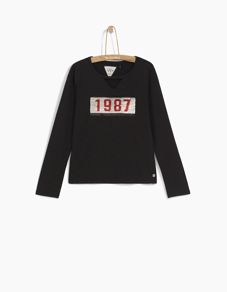 Camiseta negra ni&ntilde;a-3