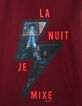 Boys' burgundy T-shirt with lenticular graphics-3