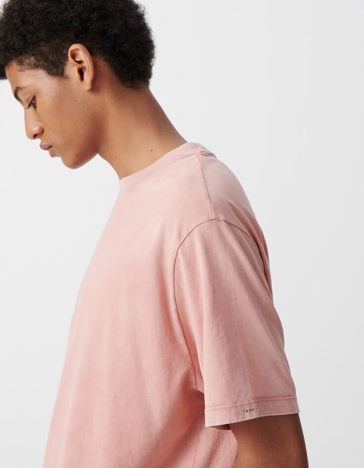 T-shirt sakura coton bio effet lavé Homme-4