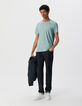 T-shirt L'Essentiel horizon coton bio col rond Homme-1