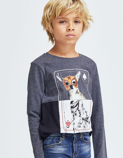 Camiseta perro niño  - IKKS