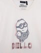 Camiseta crudo algodón mensaje MINIONS niña-2