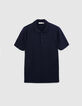 Poloshirt f&uuml;r Herren aus 100% Merinowolle, navy-4