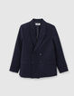 Gender Free-Blazer croisé marine Mixte-1
