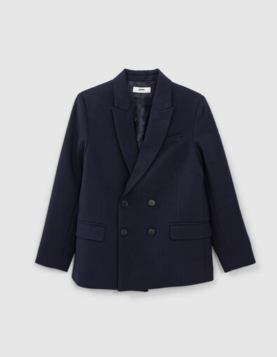 Gender Free-Blazer croisé marine Mixte - IKKS