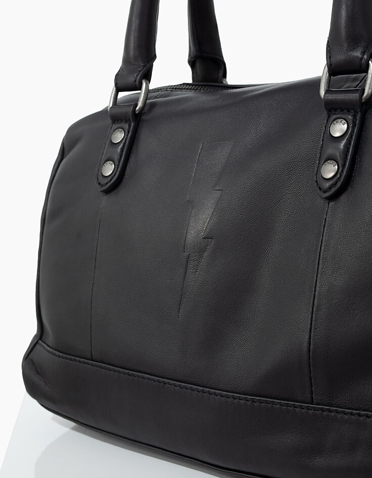 Sac bowling The Gamer en cuir éclairs clous bijoux femme-4