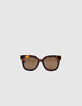 Lunettes solaires miel style oversize papillon Femme-2