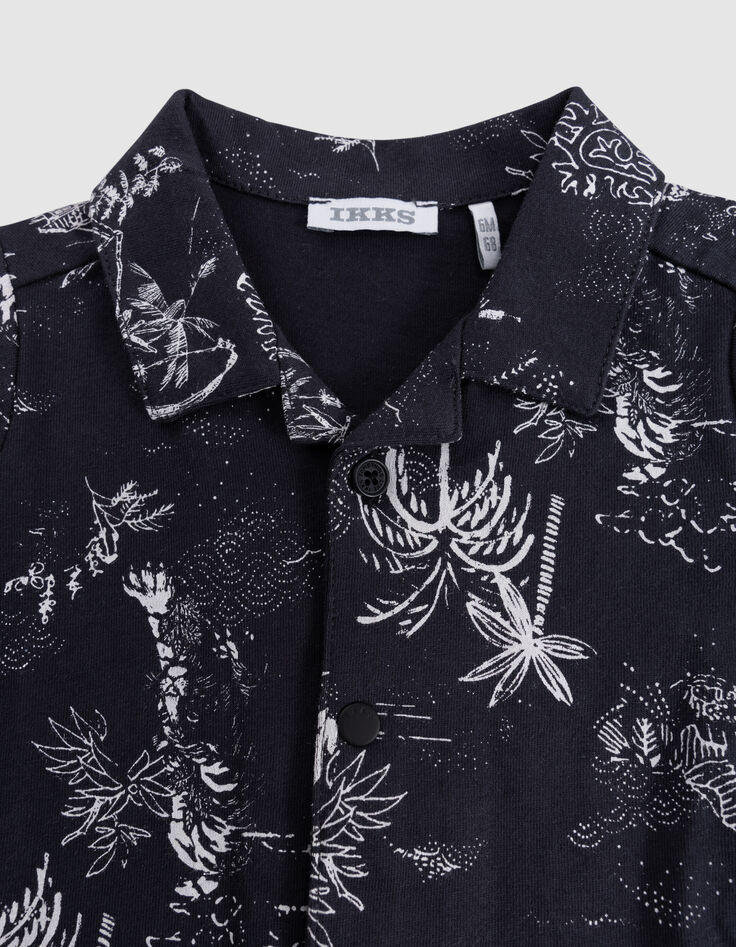 Baby boy grey jungle shirt-2
