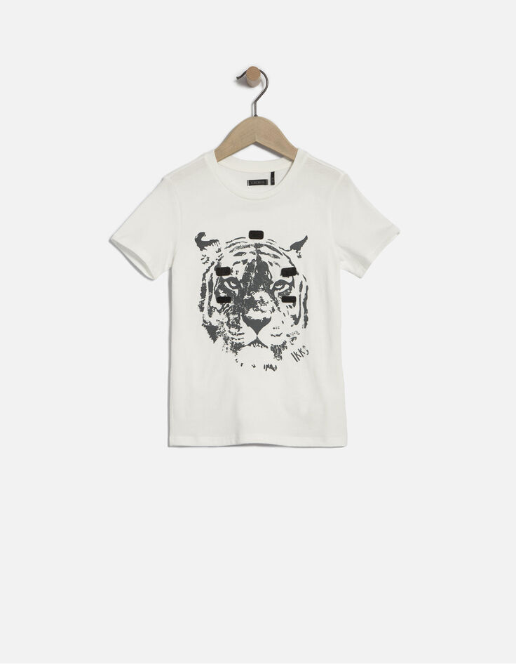 Tee-shirt blanc garçon-2 Tee-shirt blanc garçon-2