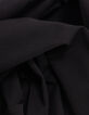 Schwarze Hose mit weitem Bein für Damen-9