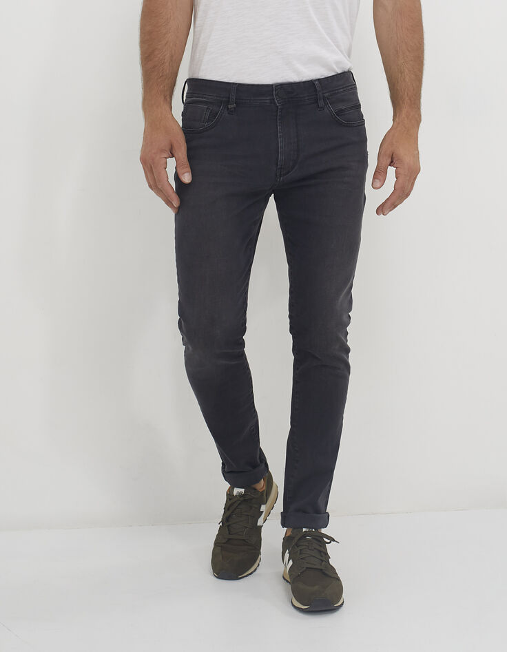 Schwarze Herrenjeans-3