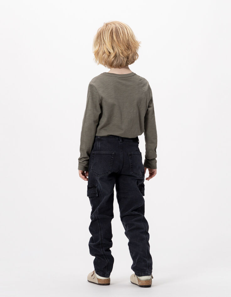 Jean relaxed gris esprit battle garçon-2