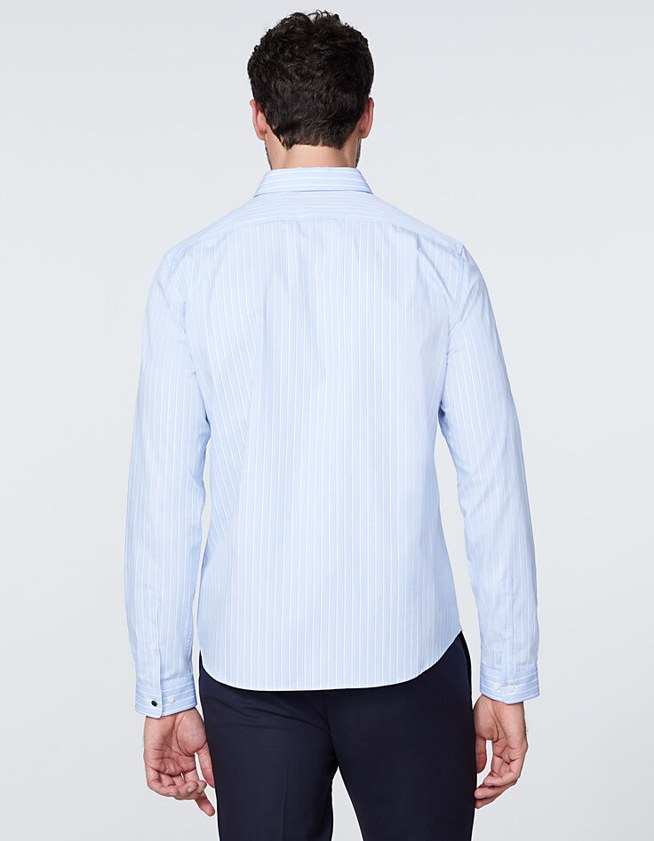 Chemise REGULAR myosotis à rayures Homme-4 Chemise REGULAR myosotis à rayures Homme-4