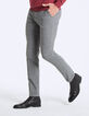 Graue Herrenanzughose mit Glencheck-Karomuster Travel Suit-2