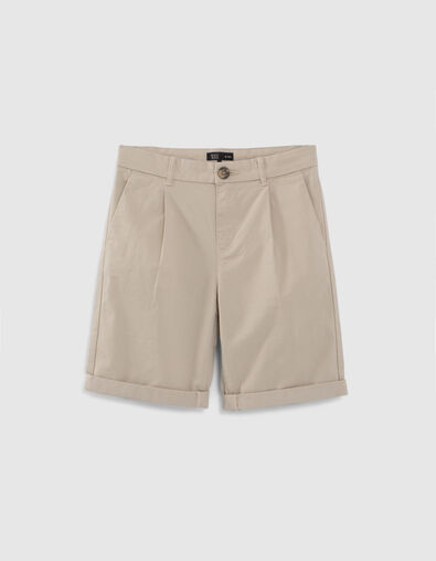 Bermuda CHINO beige garçon - IKKS