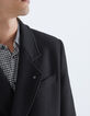 Men’s black Pure Edition double-breasted coat-4