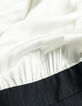 Combinaison bi-matière marine avec haut blanc Femme-8