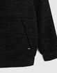 Navy Essential organic cotton fleece sweatshirt-4