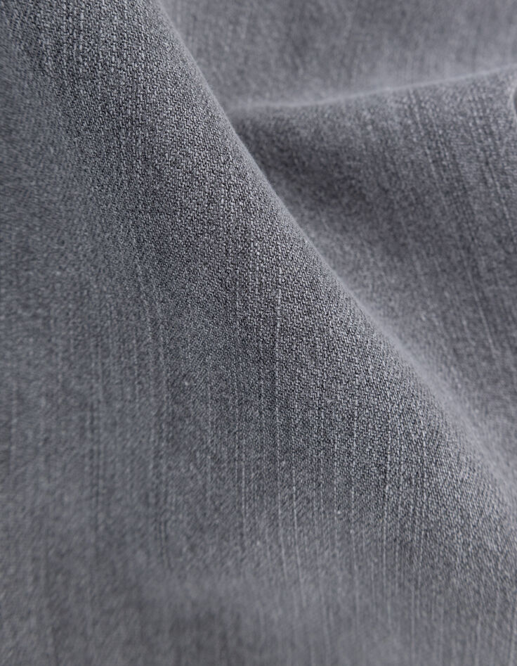 Jean LARGE gris coton bio fille-10