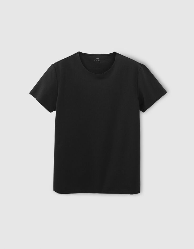 T-shirt noir bords thermocollés DRY FAST Homme-5