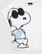 Camiseta blanco roto cropped SNOOPY ni&ntilde;a-2