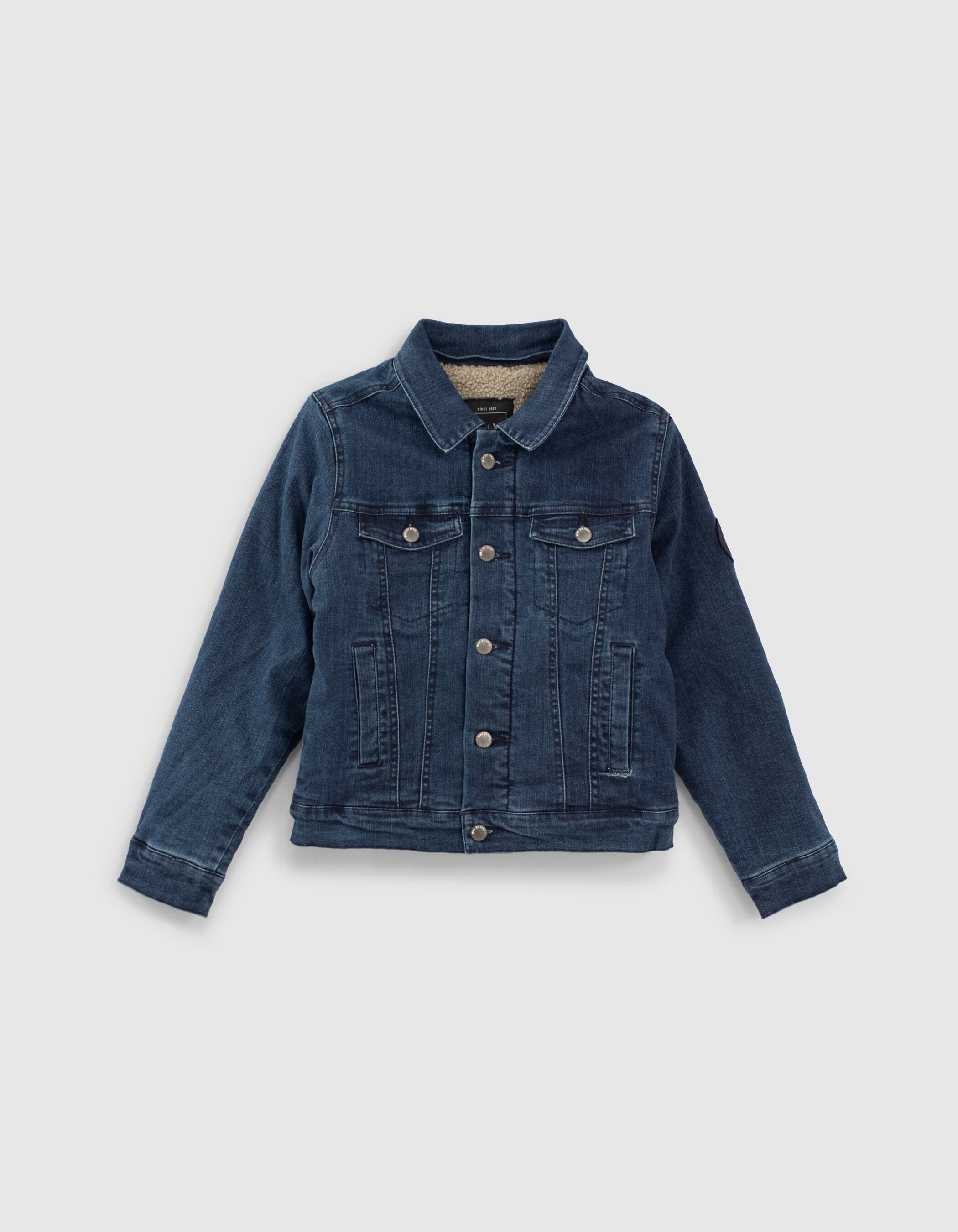 Denim jacket clearance with detachable hood