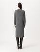 Robe pull grise tricot torsades placées Femme-3 Robe pull grise tricot torsades placées Femme-3