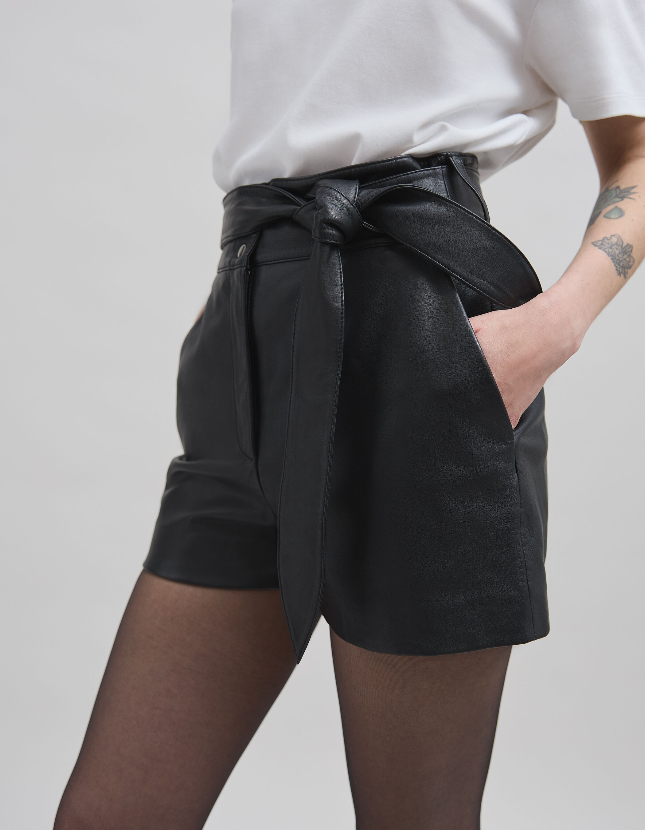 Short cuir femme ikks discount