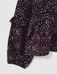 Blusa rosa LENZING™ ECOVERO™ con estampado cachemira niña-5