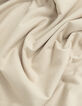 Tee-shirt col rond beige coton bio visuel aigle Femme-6