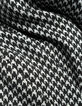 Robe noire motif pied-de-poule réversible devant/dos Femme-6