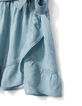 Robe fluide blue bleach en Tencel&copy; fille-4