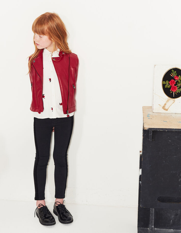 Girls’ sequin slim jeans-3