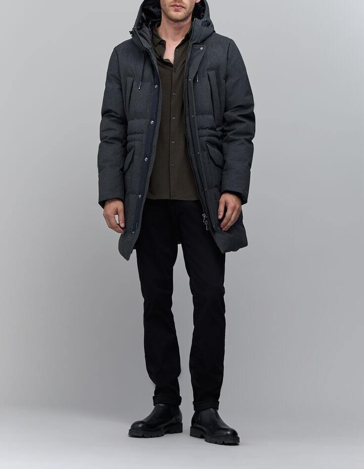 Chemise REGULAR dark green maille ULTRA MOBILITY Homme-2