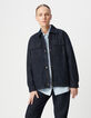 Damen Saharienne mit Reißverschluss aus Denim und recycelter Baumwolle-3