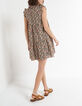 Robe chemise copper imprimé végétal I.Code-2