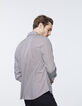 Camisa SLIM cruda estampado calaveras Hombre-3