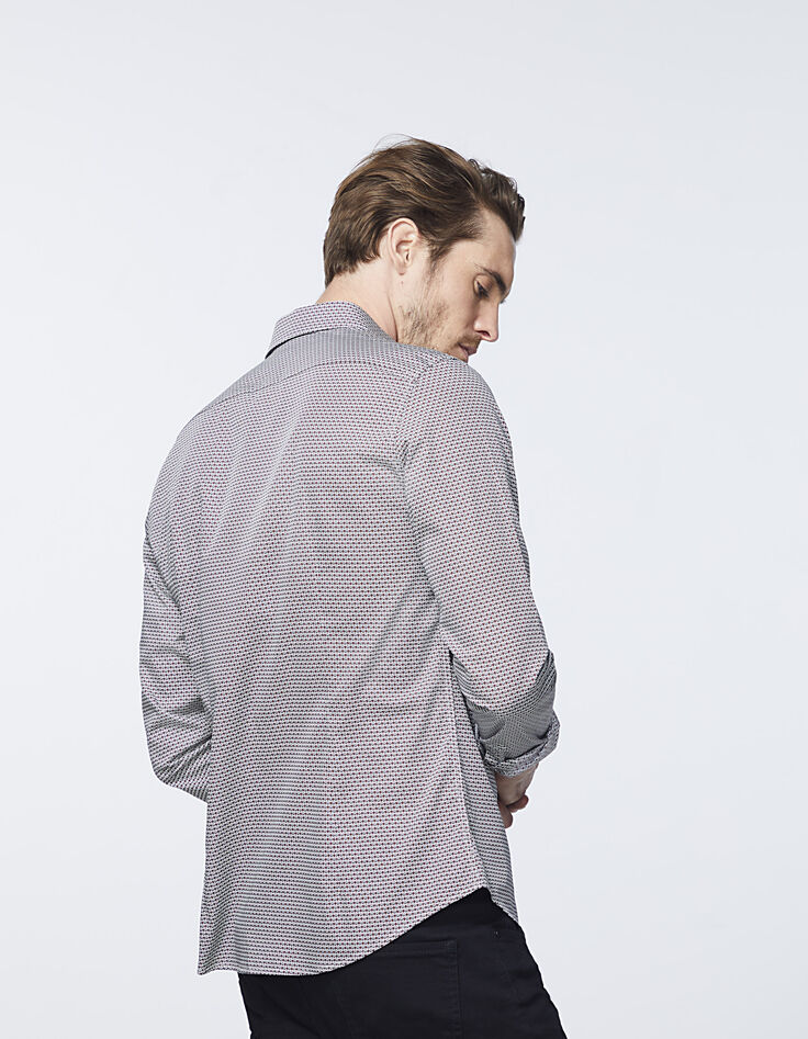 Camisa SLIM cruda estampado calaveras Hombre-3 Camisa SLIM cruda estampado calaveras Hombre-3