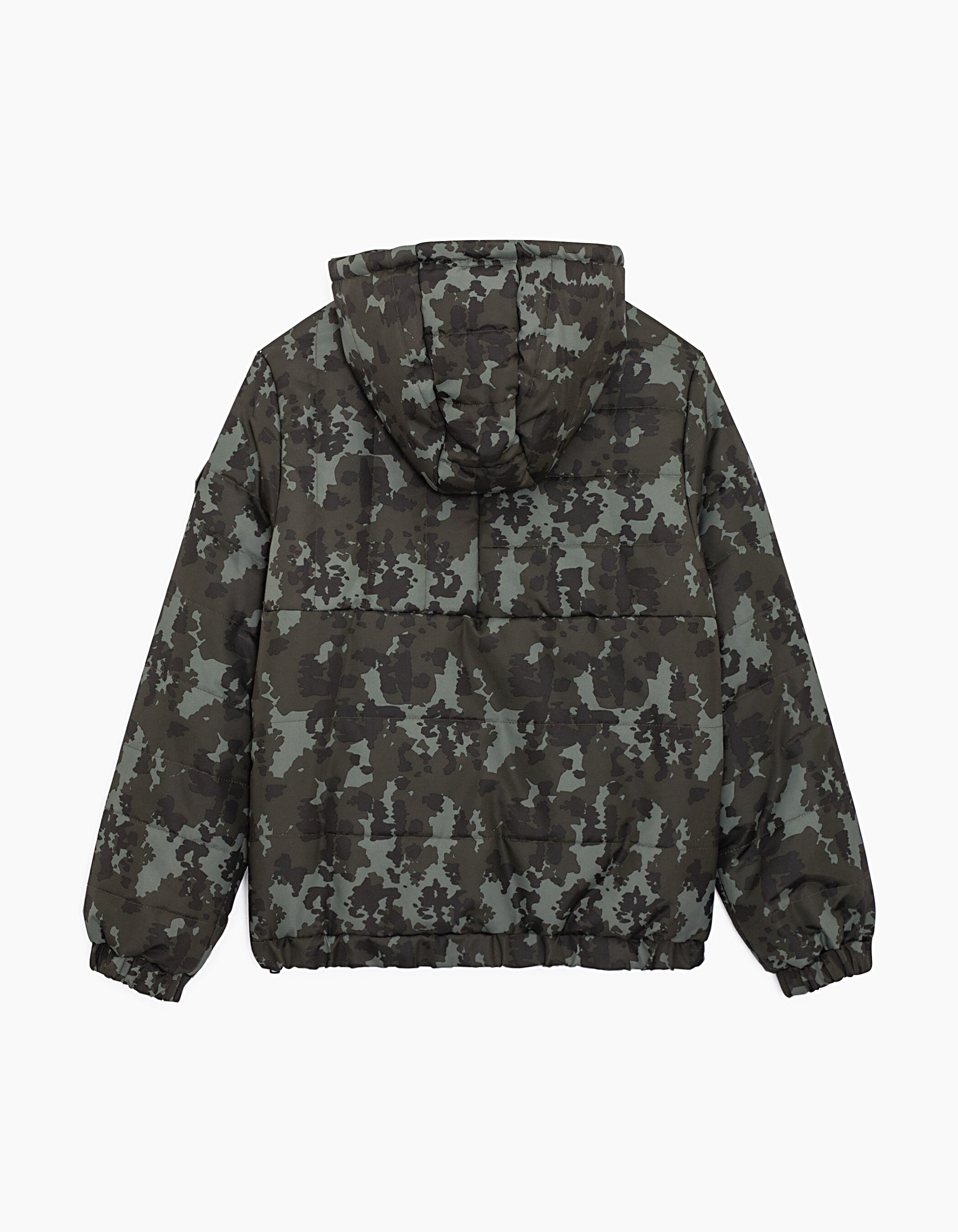 Doudoune bronze imprime camouflage garcon IKKS