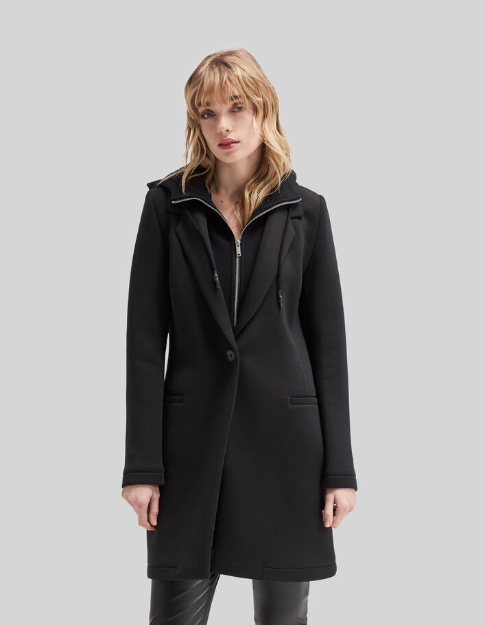 Women's neoprene coat-4