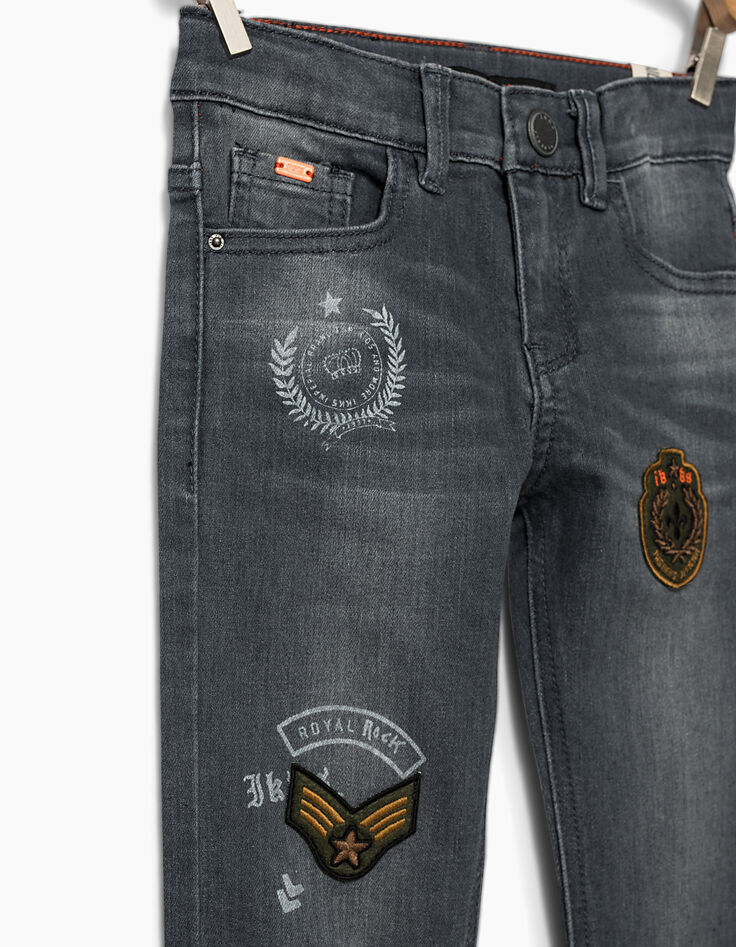 Slim-Jungenjeans mit Patch-4