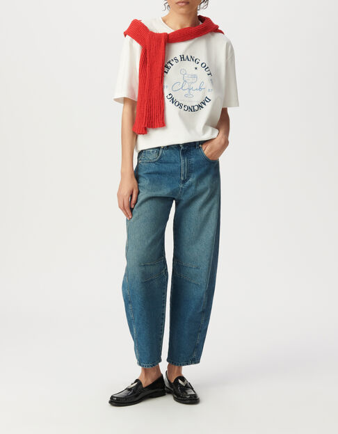 Camiseta blanca mensaje c&oacute;ctel - IKKS