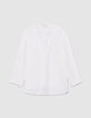 Blusa de mujer en color crudo con adorno de tachuelas-6