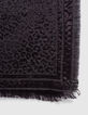 Foulard noir jacquard motif léopard lurex Femme-4
