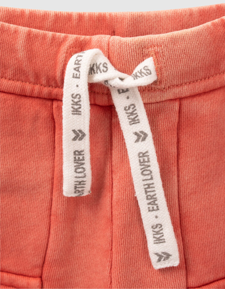 Boys’ orange combat Bermudas-3