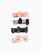 Girls' printed bow hair clips-1