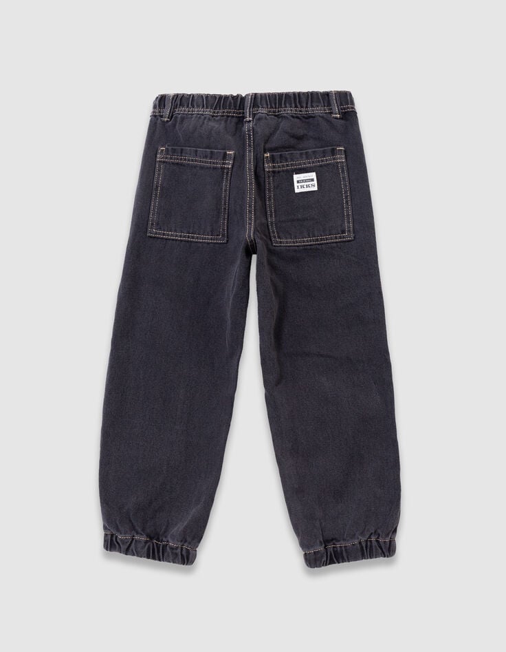Vaqueros jogger loose negros niño-5 Vaqueros jogger loose negros niño-5