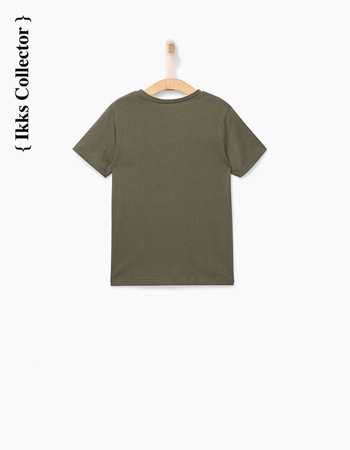Boys’ khaki The Hippy Collector T-shirt  - IKKS