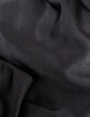 Langer schwarzer Satin-Rock für Damen-6